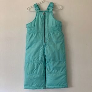 Carters Snow Bibs - MINT GREEN